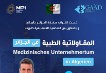 Konferenz über medizinisches Unternehmertum in Algerien