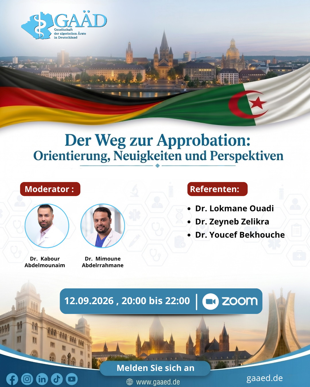 GAÄD-Webinar: „Der Weg zur Approbation: Orientierung, Neuigkeiten und Perspektiven“